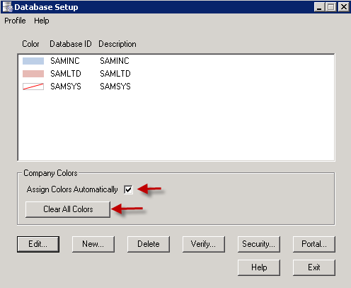 Sage 300 ERP Assign Colors