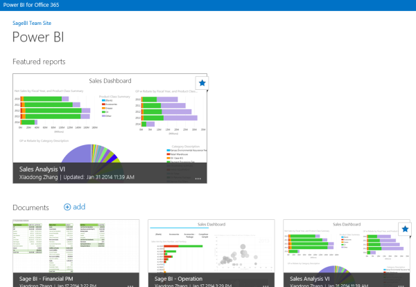 PowerBI for Sage 300 ERP