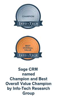 Sage awarded Champion and Best Value by Info-Tech Research Group