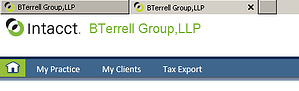 Contemporaneous Instances in Intacct